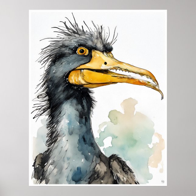 Affiche Cormorant - Art Print (Devant)