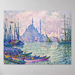 Affiche Corne d'or, Minarets Paul Signac