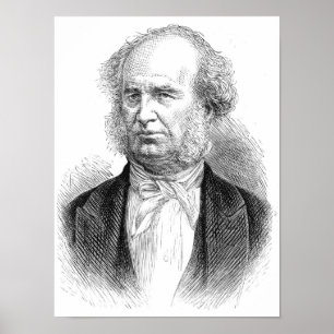 Affiche Cornelius Vanderbilt, vers 1877