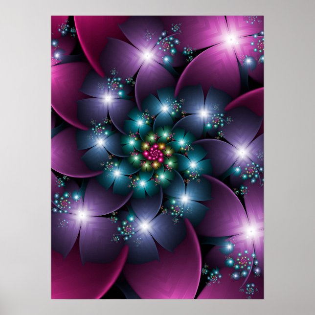 Affiche Corolle de fleur (Devant)