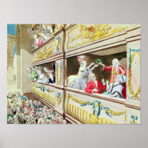 Affiche Coronation de Voltaire au Théâtre Français