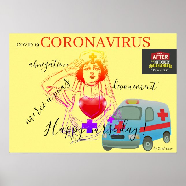 Affiche Coronavirus (Devant)