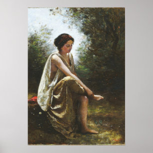 Affiche Corot - Eurydice blessée