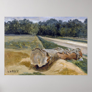 Affiche Corot - Fontainebleau Pavé De Chailly