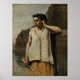 Affiche Corot - La Muse