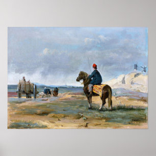 Affiche Corot - L'agriculteur de Pithiviers