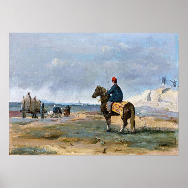 Affiche Corot - Le Fermier de Pithiviers (Devant)