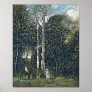 Affiche Corot - Le parc aux Lions à Port-Marly