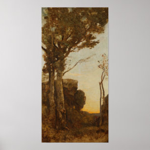 Affiche Corot - Les Quatre Fois Par Jour (Matin)