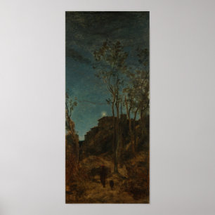Affiche Corot - Les Quatre Fois Par Jour (Nuit)