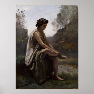 Affiche Corot - L'Eurydice blessée 1868