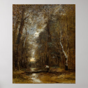 Affiche Corot - Sous Bois