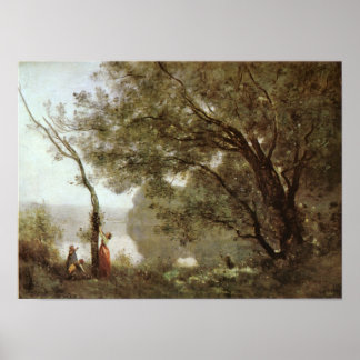 Affiche Corot - Souvenir de Mortefontaine