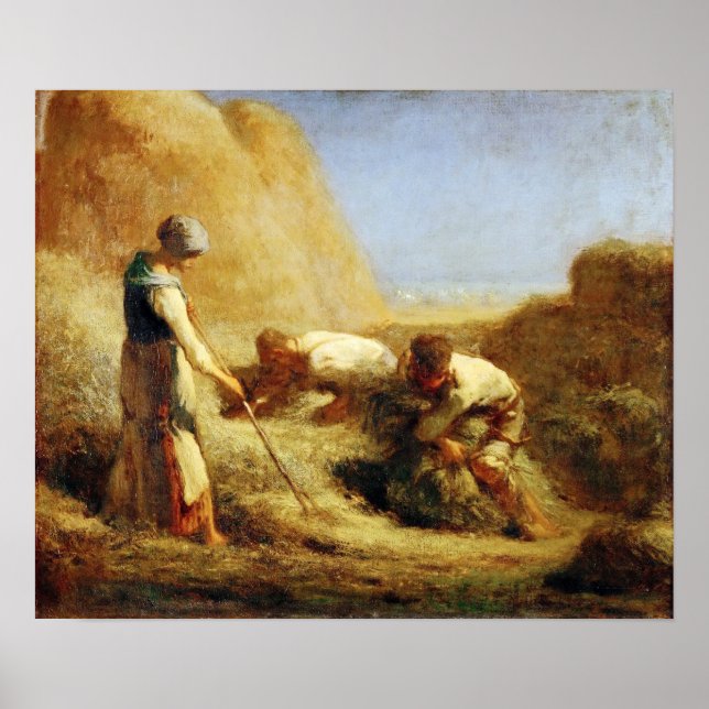Affiche Corot - The Haymakers 1850 (Devant)