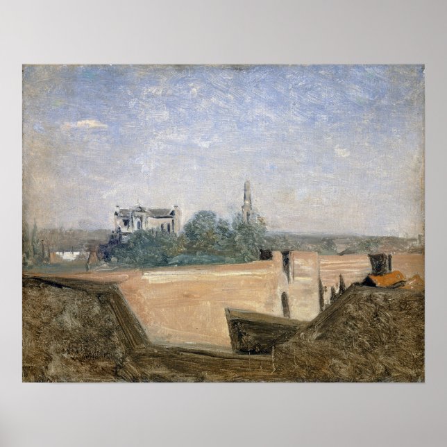Affiche Corot - The Ramparts Of Arras (Devant)