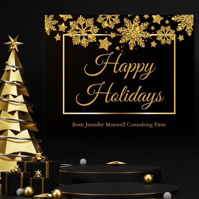 Affiche Corporate Happy Holidays Société Fête des Vacances (Créateur téléchargé)