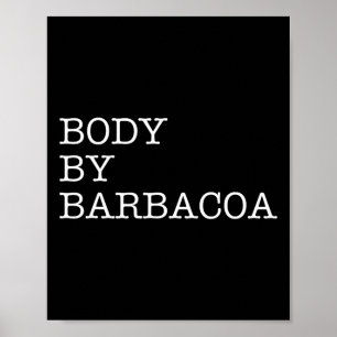 Affiche Corps De Byrbycoa - Boeuf Bbq Drôle Nourriture Mex