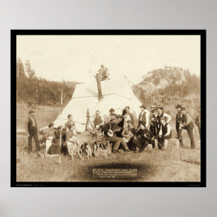 Affiche Corps des ingénieurs Relaxing in Tent SD 1889