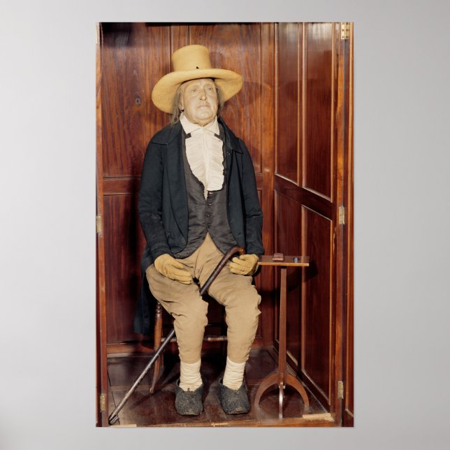 Affiche Corps embaumé de Jeremy Bentham (Devant)