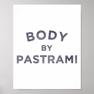 Affiche Corps Par Pastrami Jewish Deli Bbq Party Brisket K
