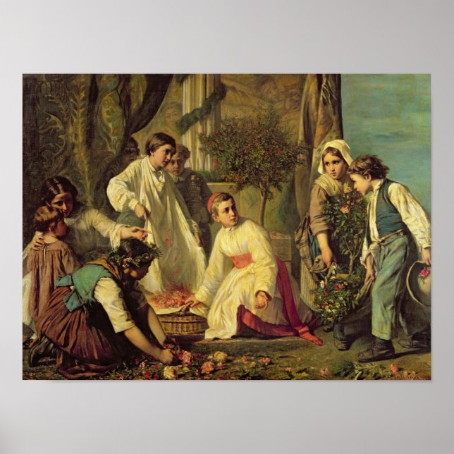 Affiche Corpus Christi, 1855 (Devant)