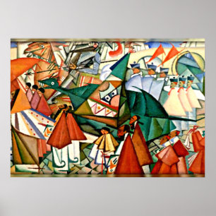 Affiche Corpus Christi Procession, Amadeo de Souza-Cardoso