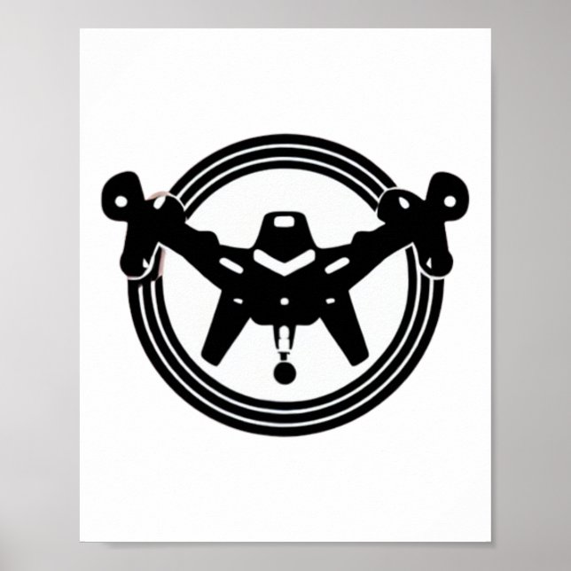 Affiche Correctif d'équipe de pilote de drone Swarm Uav Rp (Devant)