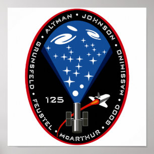 Affiche Correction de mission de STS 125