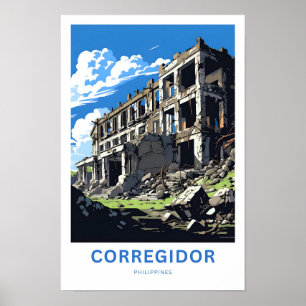 Affiche Corregidor Philippines Travel Print