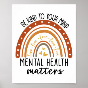 Affiche Correspond À Votre Esprit Leopard Rainbow Health P