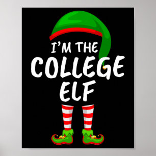 Affiche Correspondance de famille drôle je suis l'elfe uni