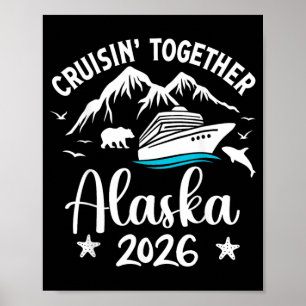 Affiche Correspondance Famille Amis et Groupe Alaskan Alas