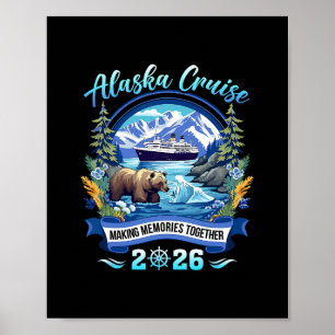 Affiche Correspondance Famille Amis Et Groupe Alaskan Alas
