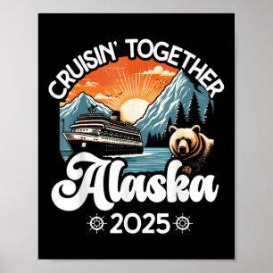 Affiche Correspondance Famille Amis Et Groupe Alaskan Alas