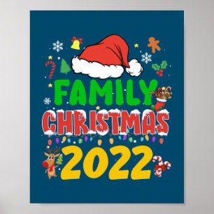 Affiche Correspondance famille Noël 2022 Équipe Père Noël