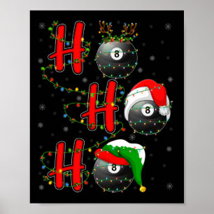 Affiche Correspondance famille Noël Père Noël Ho Ho Ho Bil