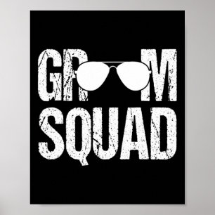 Affiche Correspondance Groomsman Group Bachelor Party Groo