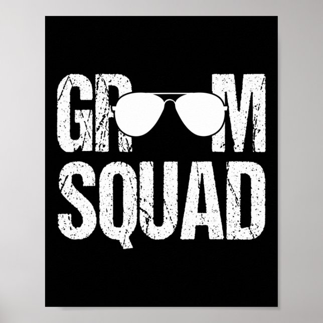 Affiche Correspondance Groomsman Group Bachelor Party Groo (Devant)