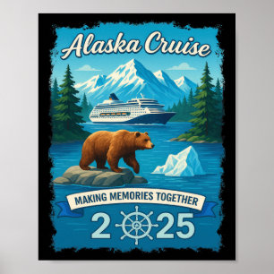 Affiche Correspondants de famille et amis et groupe Alaska