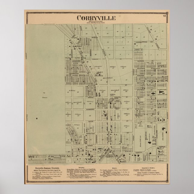 Affiche Corryville, Ohio (Devant)