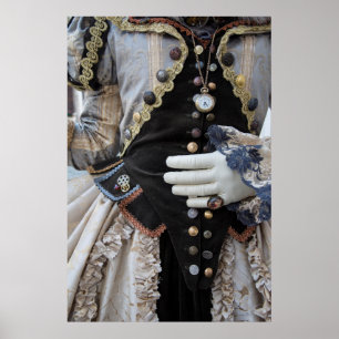 Affiche Corsage Steampunk, Carnaval, Venise