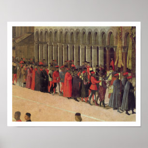 Affiche Cortège dans le carré de St Mark, détail de