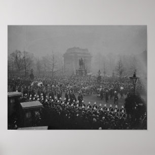 Affiche Cortège funèbre de la Reine Victoria