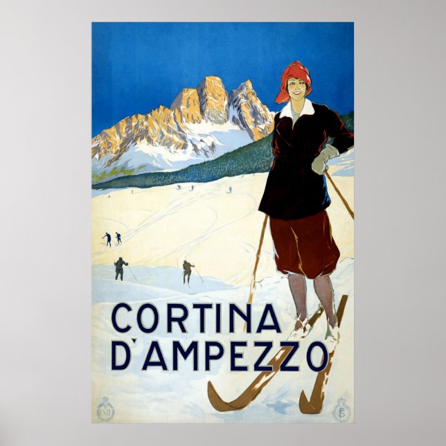 Affiche Cortina D'ampezzo (Devant)