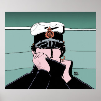 Affiche Corto Maltese en pull