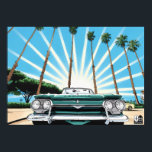 Affiche Corvair Pop Art<br><div class="desc">Quand vous ne pouvez pas conduire votre Corvair et que vous voulez toujours regarder un Corvair,  cette affiche va correspondre à la note. Fait un grand cadeau ou un ajout à votre grotte homme,  elle hangar,  salon mur ou bureau. Éloignez-vous de la foule !</div>