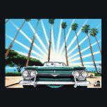 Affiche Corvair Pop Art<br><div class="desc">Quand vous ne pouvez pas conduire votre Corvair et que vous voulez toujours regarder un Corvair,  cette affiche va correspondre à la note. Fait un grand cadeau ou un ajout à votre grotte homme,  elle hangar,  salon mur ou bureau. Éloignez-vous de la foule !</div>