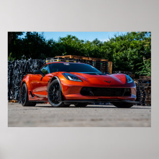 Affiche Corvette C7 Z06
