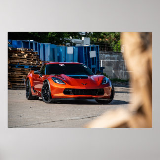 Affiche Corvette C7 Z06