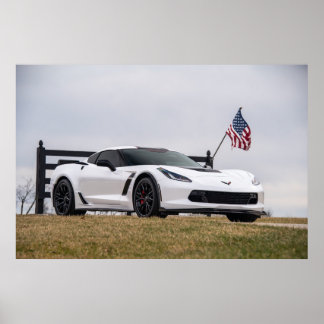 Affiche Corvette C7 Z06